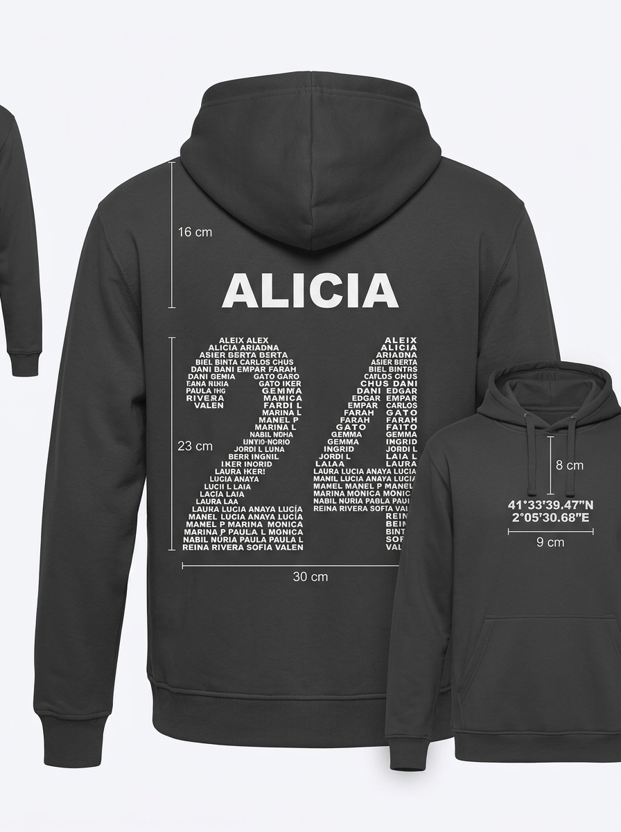 Imagen de sudaderas personalizadas para raduación 2027